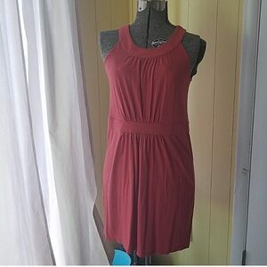 Ann Taylor LOFT coral/peach dress, small